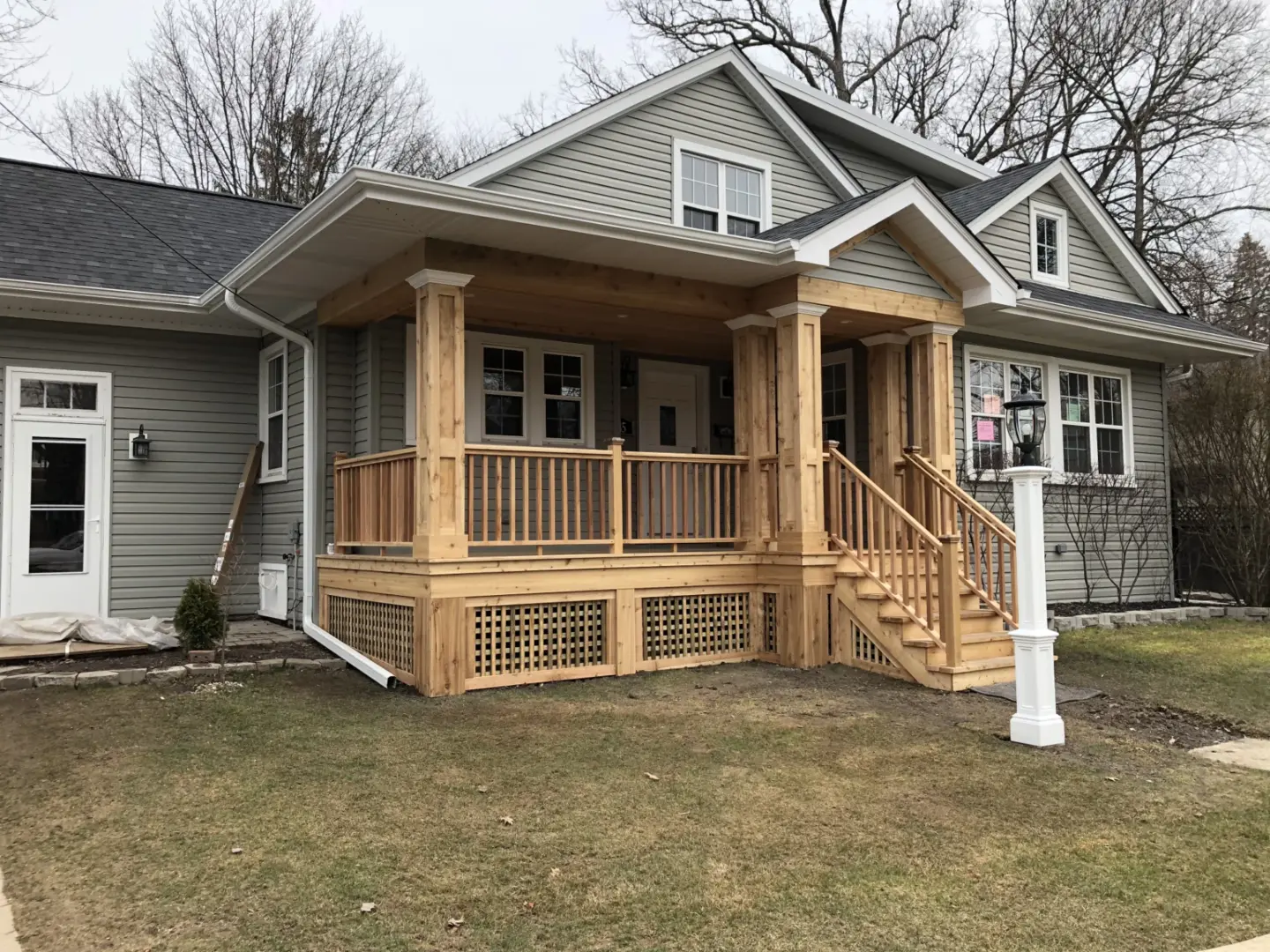 01 cedar porch with lattice siding