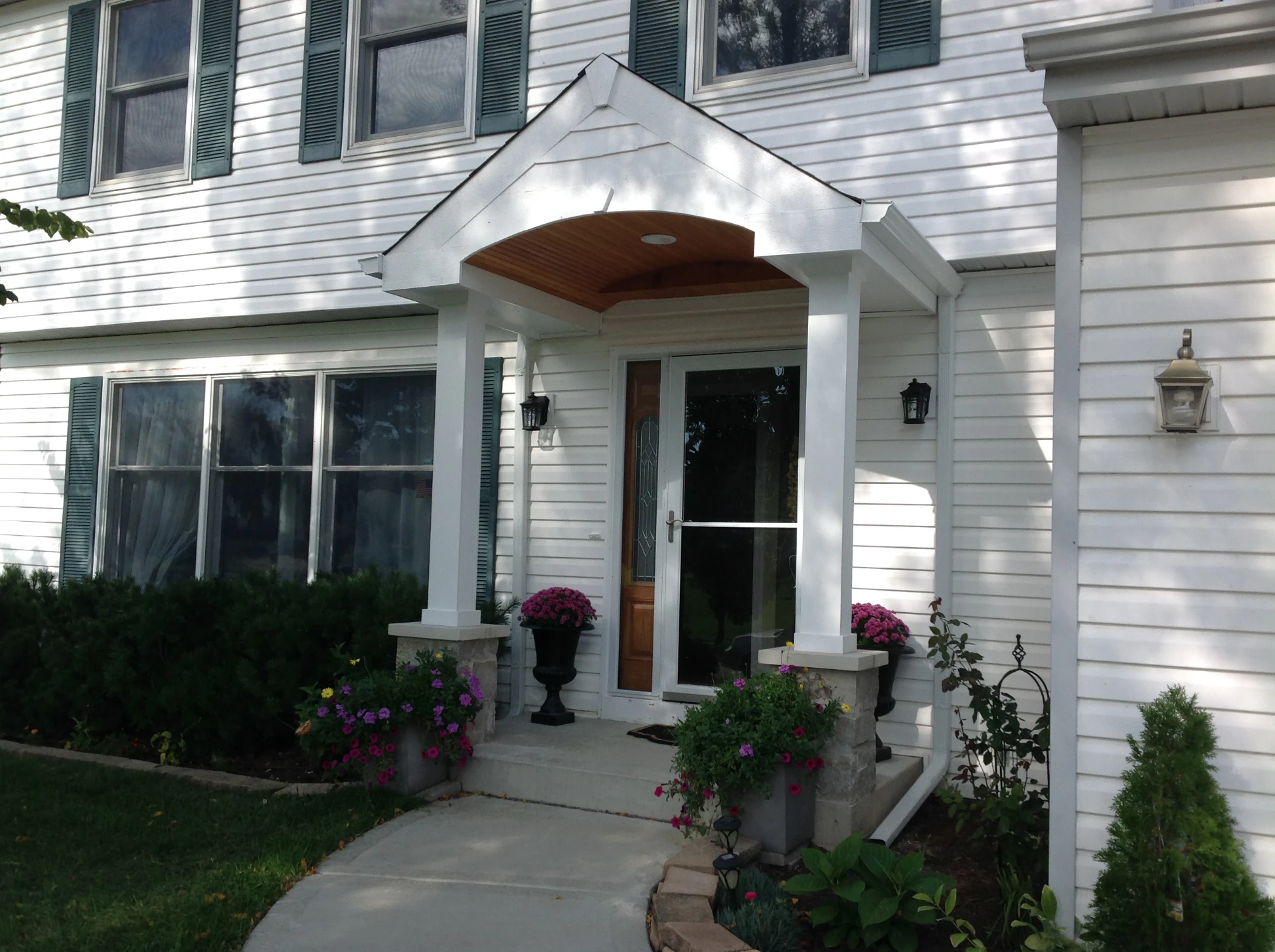 Portico Roof Styles and Columns