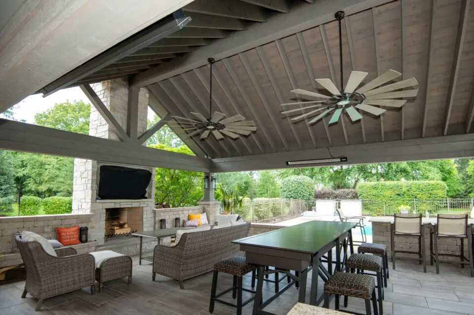 13 inside of gable pavilion living space