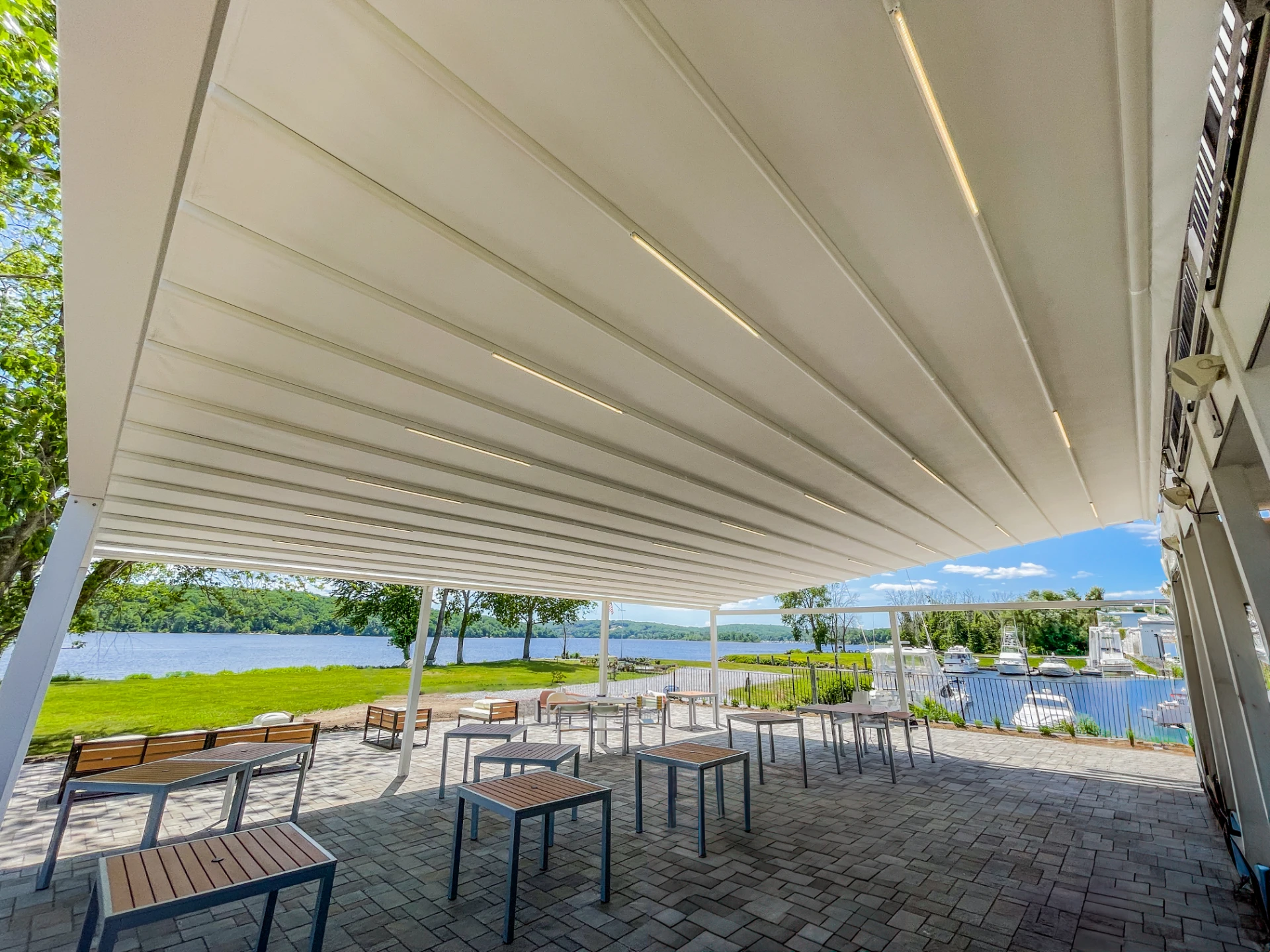 B Space at Marker 37 in Chester Point Marina, CT by New Haven Awning (1)